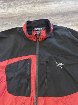 ARC’TERYX TAU LIGHT JACKET ''CINDER'' M！ Vintage Arc'teryx Men's TAU JACKET Crimson Red MADE IN CANADA Size