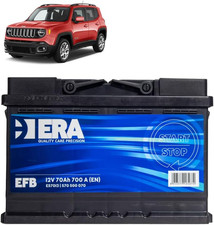 Batteria 70Ah EFB per Jeep Renegade 1.6 2.0 Mjt CRD Gasolio 2014+