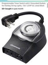 Dewenwils Outdoor Mechanical Pin Timer SKU : ...