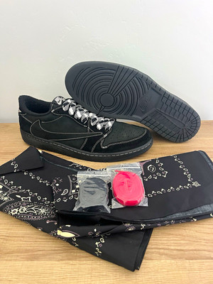 Jordan Air Jordan 1 Low OG SP x Travis Scott  Black Phantom  DM7866-001 OG All