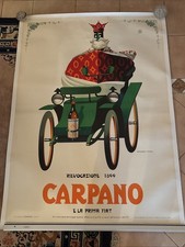 Manifesto Re Carpano e la prima Fiat A.Testa