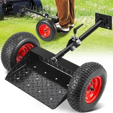 Walk Behind Lawn Mower Sulky 13in Pneumatic Tires Ride On Mower Trailer