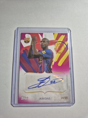 Topps Eric Abidal Auto /99 FC Barcelona 125 Jahre Nummeriert