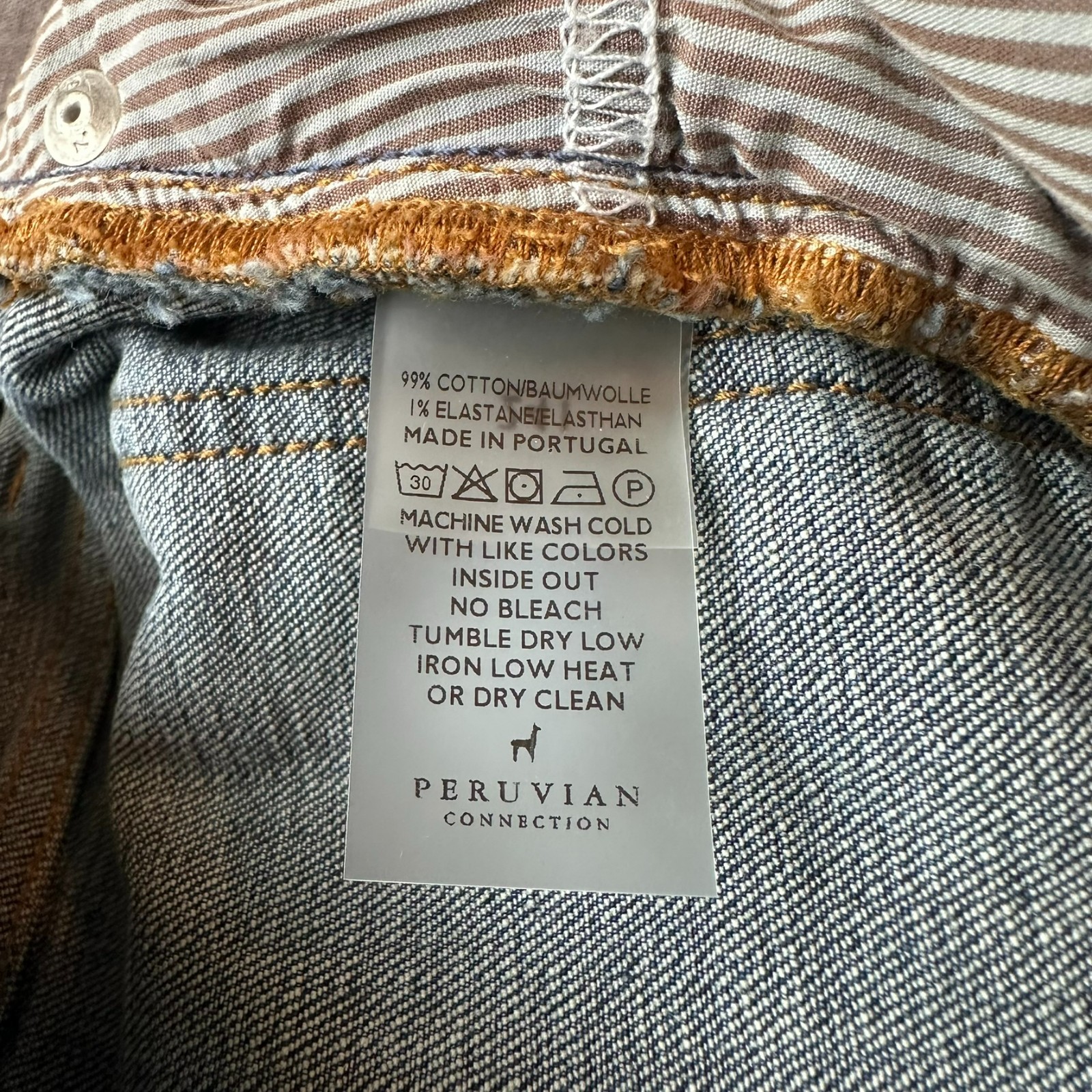 Peruvian Connection Cimarron Button Fly Jeans Wom… - image 7