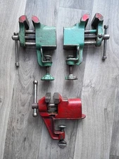 3 Watchmaker / Jeweler's Mini Small Bench Vise JAPAN 