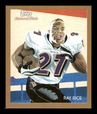 2009 Topps National Chicle Ray Rice #C77 Mini Gold