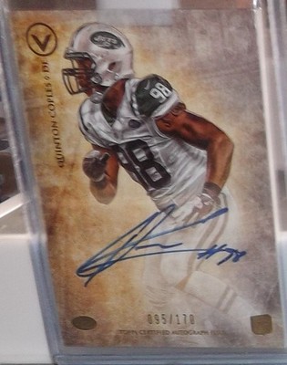 2012 Topps Valor Quinton Coples (Jets) Legionary Autographs RC #LA-QC 095/170