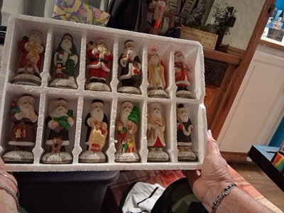 #ad #ad Vtg. Old World Santa Around The World Figurine All 12 Collectibles Christmas 5quot; $75.99