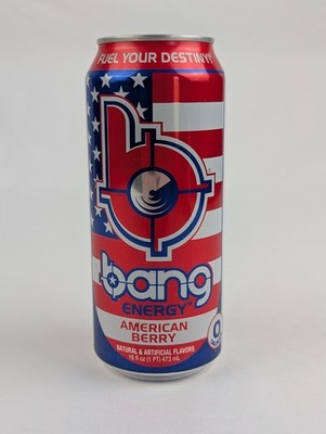 *New* American Berry 250th BANG Energy Drink 16 Fl Oz (1 Can) Limited Edition