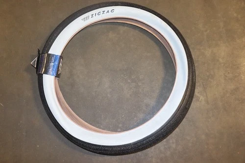 Vee Tire 26 x 4.0 Zig Zag Tubeless Ready TLR White Wall Tires Fat E-Bike