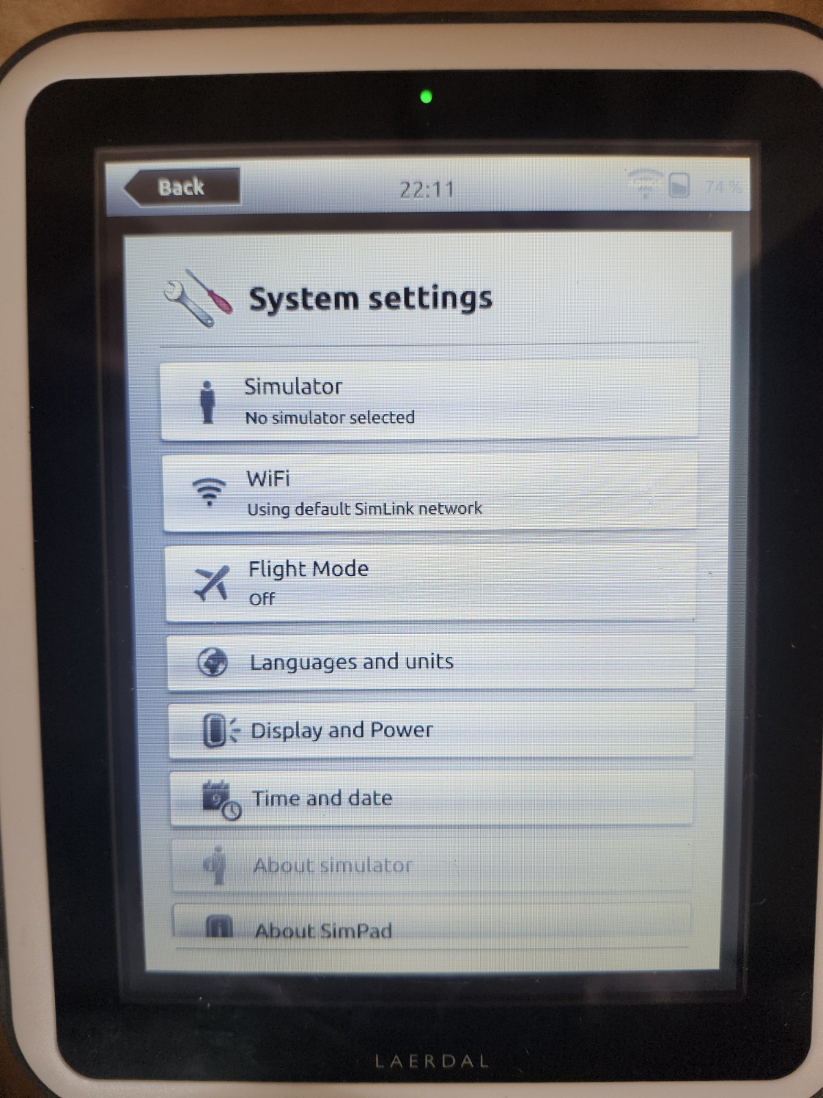 Laerdal Simpad  200-30150 & Link Box and Battery Pack