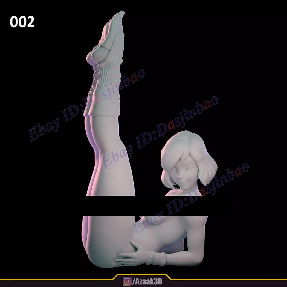 Fitness Woman 1/8 1/6 1/4 3D Print Model Kit Unpainted Unassembled 2 Ver NSFW - Image 2 of 4