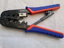Knipex 97 51 10 Crimping Pliers for RJ11/12 RJ45 Plugs