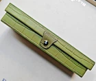 Genuine vintage montblanc artisan pen box pista green color