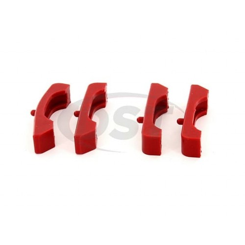 Prothane Small Radiator Insolators For GMC K15/K1500 Pickup 1973 1974 Red