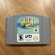 Super Bowling Nintendo 64 w/ rare Blockbuster tag, Cartridge Only, Authentic