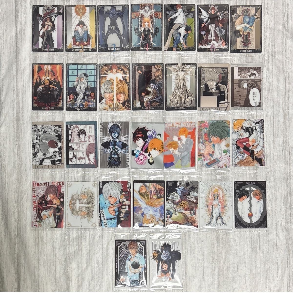 DEATH NOTE Wafer Card Complete 30 types Sealed 2026 Holo Foil L