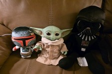 Star Wars Plush Lot Of 3