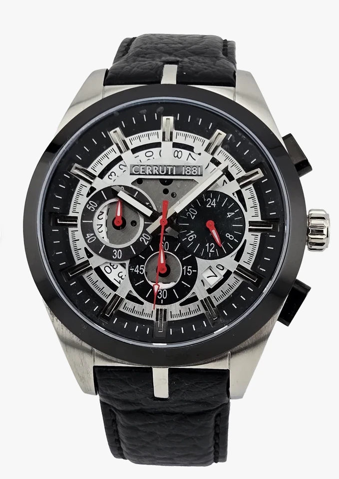 Cerruti Veliero Men's Chronograph Watch - 46mm Bold Muscline Style! - Image 3 of 4
