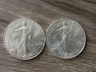 Lot of 2 - 2024 $1 American Silver Eagle 1 oz BU