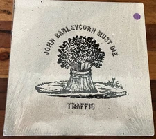TRAFFIC John Barleycorn Must Die Record LP Vinyl 1970 Open Shrink-wrap