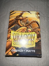  Dragon Shield Matte Orange (100) Shield Sleeves Free Shipping