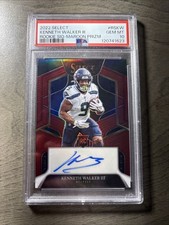 2022 Panini Select - Rookie Signatures Kenneth Walker III #RS-KW Maroon /60 (RC)