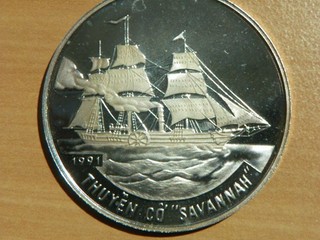 Vietnam 100 Döng 1988 Savannah Silber Proof