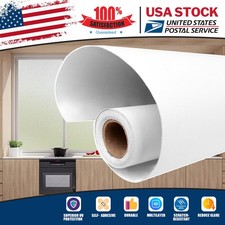 Frosted Glass Film Office Bedroom Bathroom Home Window Tint Static Cling Big Cut