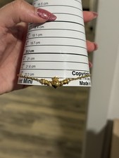 Vintage Avon Claddagh Gold Tone Anklet