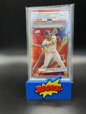 2024 Topps Cosmic RED 1/5 Starfractor #96 Jackson Chourio Rookie RC PSA 10 Pop 1