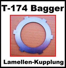 T174-2 T 174-2 / 1 Bagger Kran Kupplung Lamellenkupplung Lamelle Außenlamelle 