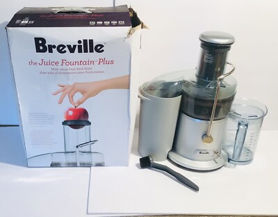 Breville The Juice Fountain Plus JE98XL Juicing System Whole Fruit Feed Chute