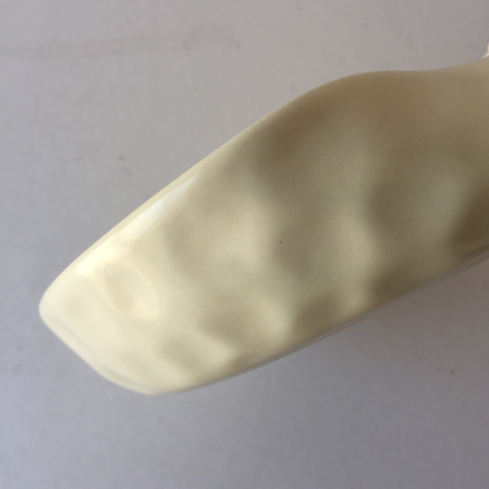 Poppy Trail Hand Made in California USA Yellow White Branch Tray Art Pottery