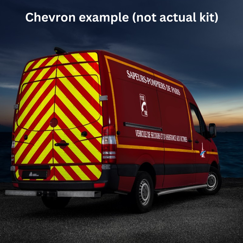 Toyota Hilux MK5 N70 Pickup 05-15 CHEVRON KIT FULL ENGINEERING GRADE REFLECTIVE - Picture 3 of 3