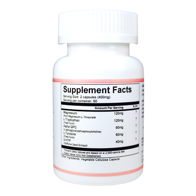 l carnitine l tryptophan l tyrosine l phenylalanine L-TRYPTOPHAN, L-TYROSINE, ALPHA GPC, 120 Capsules, Improve Cognitive Functions Carence en vitamine B12 40472:40472 anti aging honey