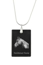 Holstein Horse - Crystal Pendant With Horse, Silver Necklace Photo, Personalised