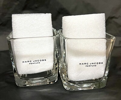 NEW *Marc Jacobs Perfume* Glass Container Set *LOT of 2* (Lola, Daisy ) NICE