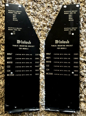 Mcintosh Panloc Mounting Brackets MR71 MR67 MX110 C22 C24 MC2505