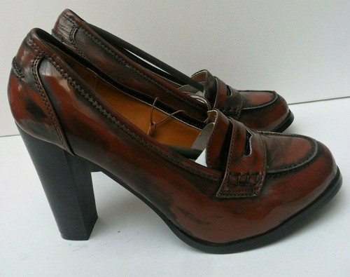 Chocolate Brown High Heels Shoes - Size 