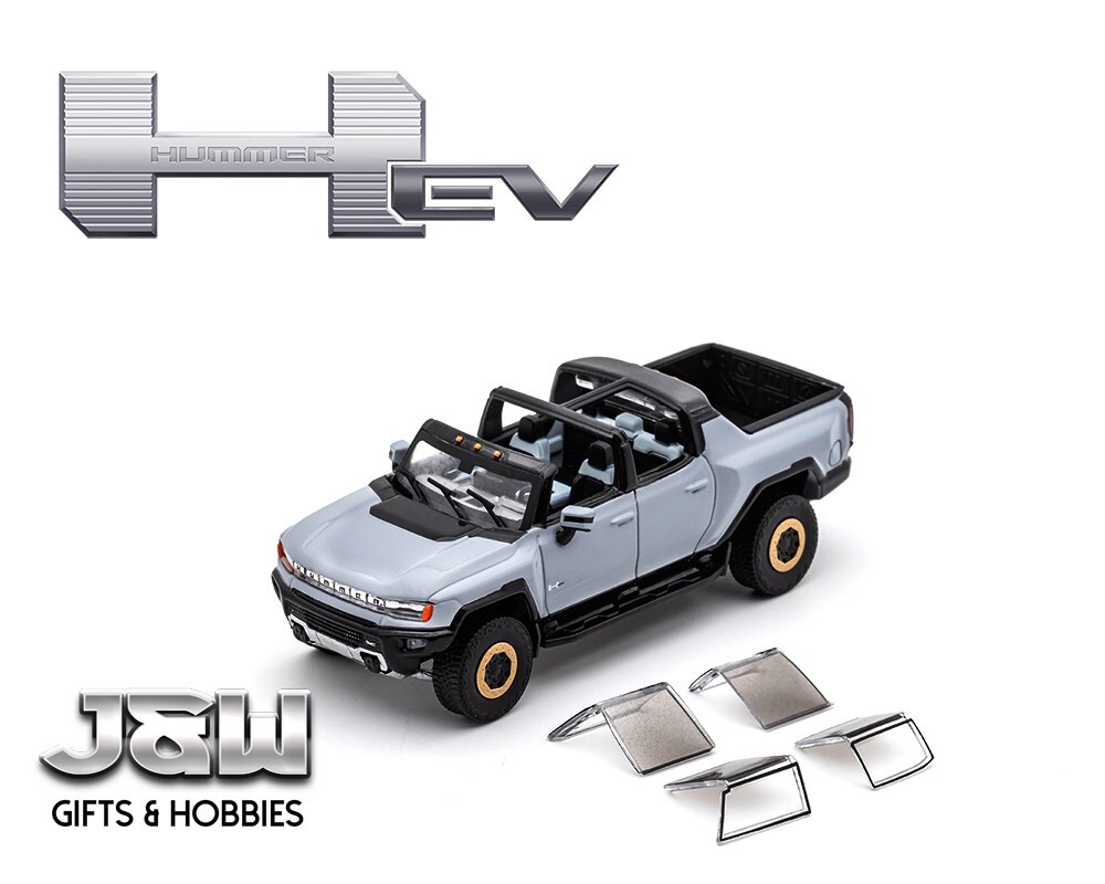 GCD 2022 GMC Hummer EV Pickup LHD Grey 1/64 | eBay