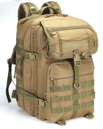 Mochila táctica 45L para hombre mochila impermeable deportes senderismo camping bolsa al aire libre - Imagen 29 de 35