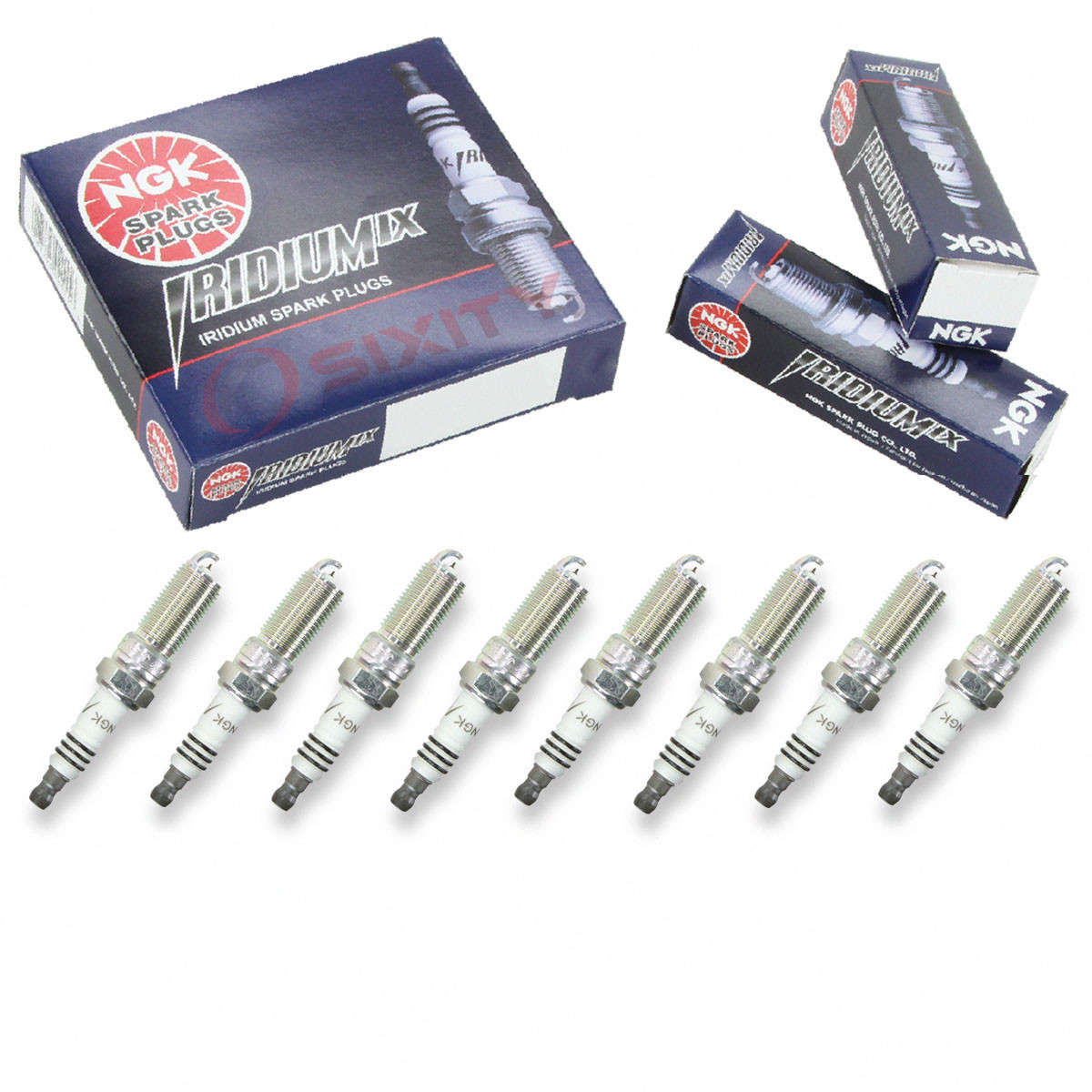 8 x NGK Iridium IX Plug Spark Plugs 6510 LTR7IX11 FOR CADILLAC CTS XTS TURBO