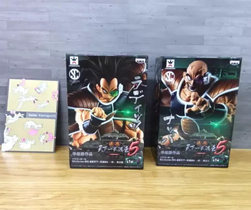 Figura DragonBall Nappa & Raditz ESCULTURAS TENKAICHI Budokai 5 de JAPÓN NUEVO