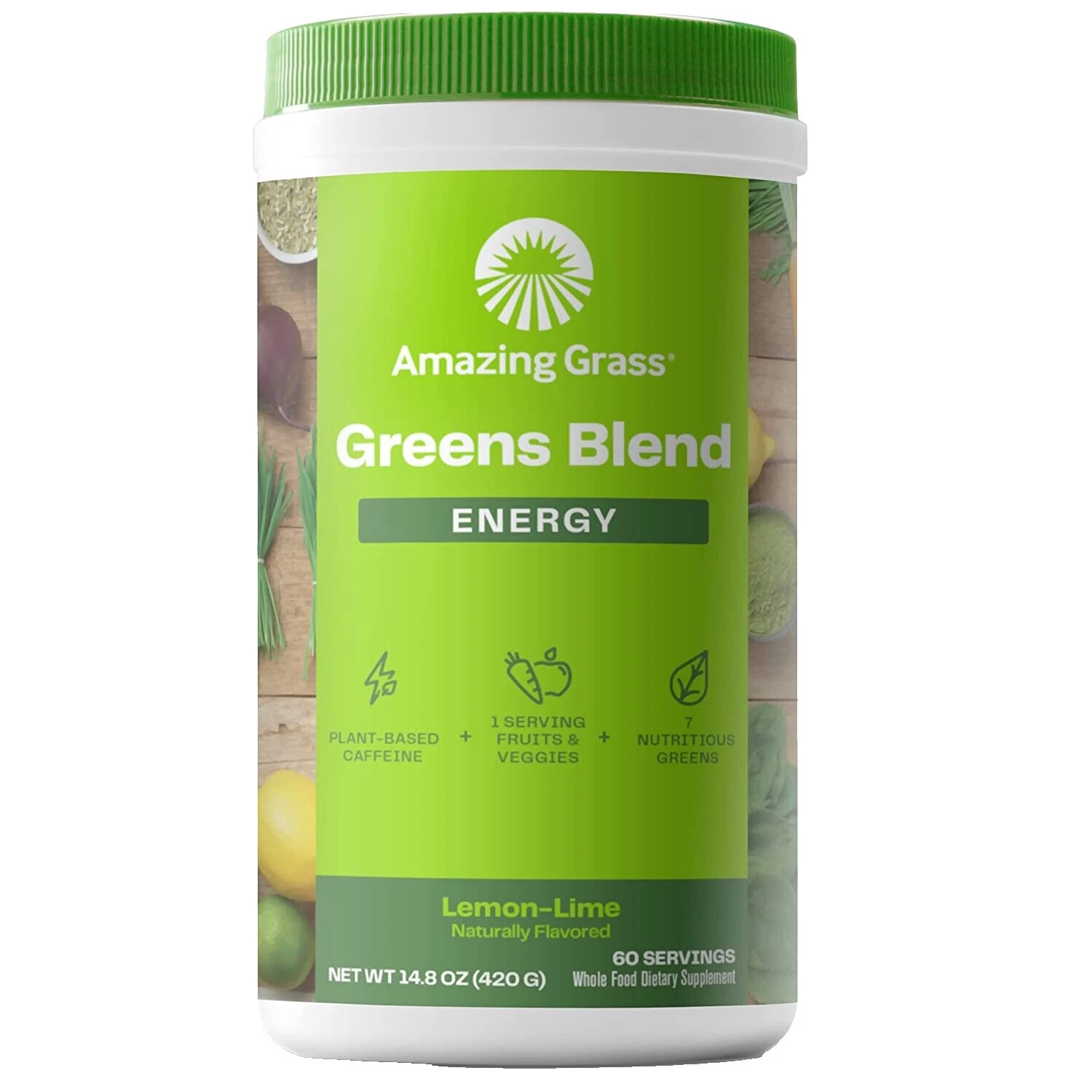 Té Verde Amazing Grass vitaminas y minerales