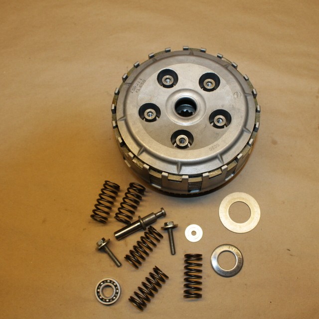 Kawasaki 1114 KLR650 Complete Clutch Basket Plates Hub eBay