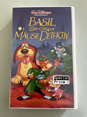 VHS Walt Disney Basil der große Mäuse Detektiv NEU+OVP verschweißt + Hologramm
