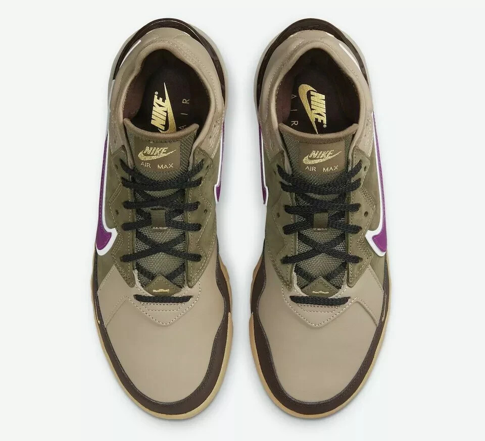 NEW Nike Lebron XVIII LOW NRG Khaki/Viotech-Dark Mocha