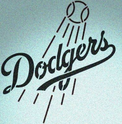Los Angeles Dodgers Baseball Stencil Sport Stencils | eBay