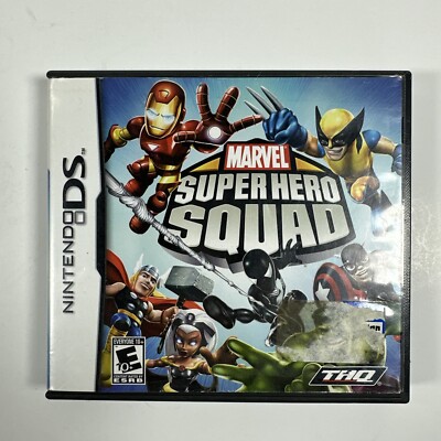 EMPTY Marvel Super Hero Squad (Nintendo DS, 2006) CASE AND INSTRUCTIONS ONLY